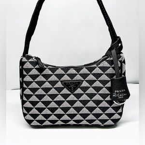 Small fabric handbag.